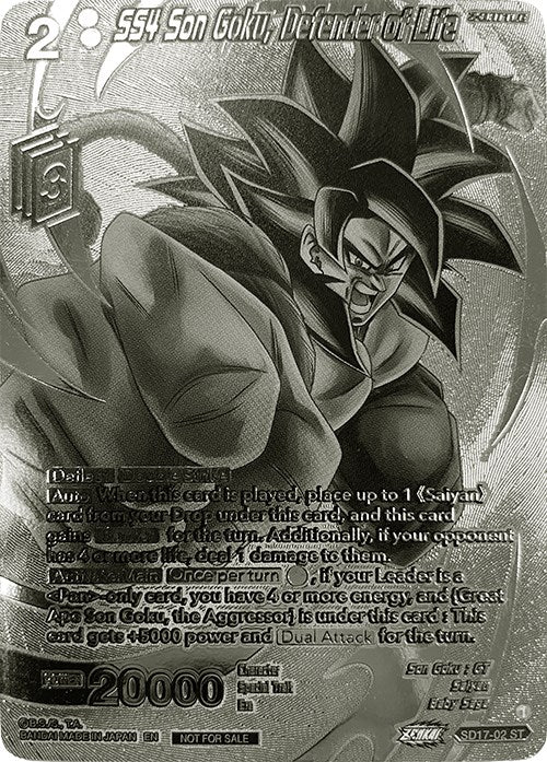 SS4 Son Goku, Defender of Life (2023 Offline Regionals Silver Print) (SD17-02) [Promotion Cards] | Good Games Adelaide SA
