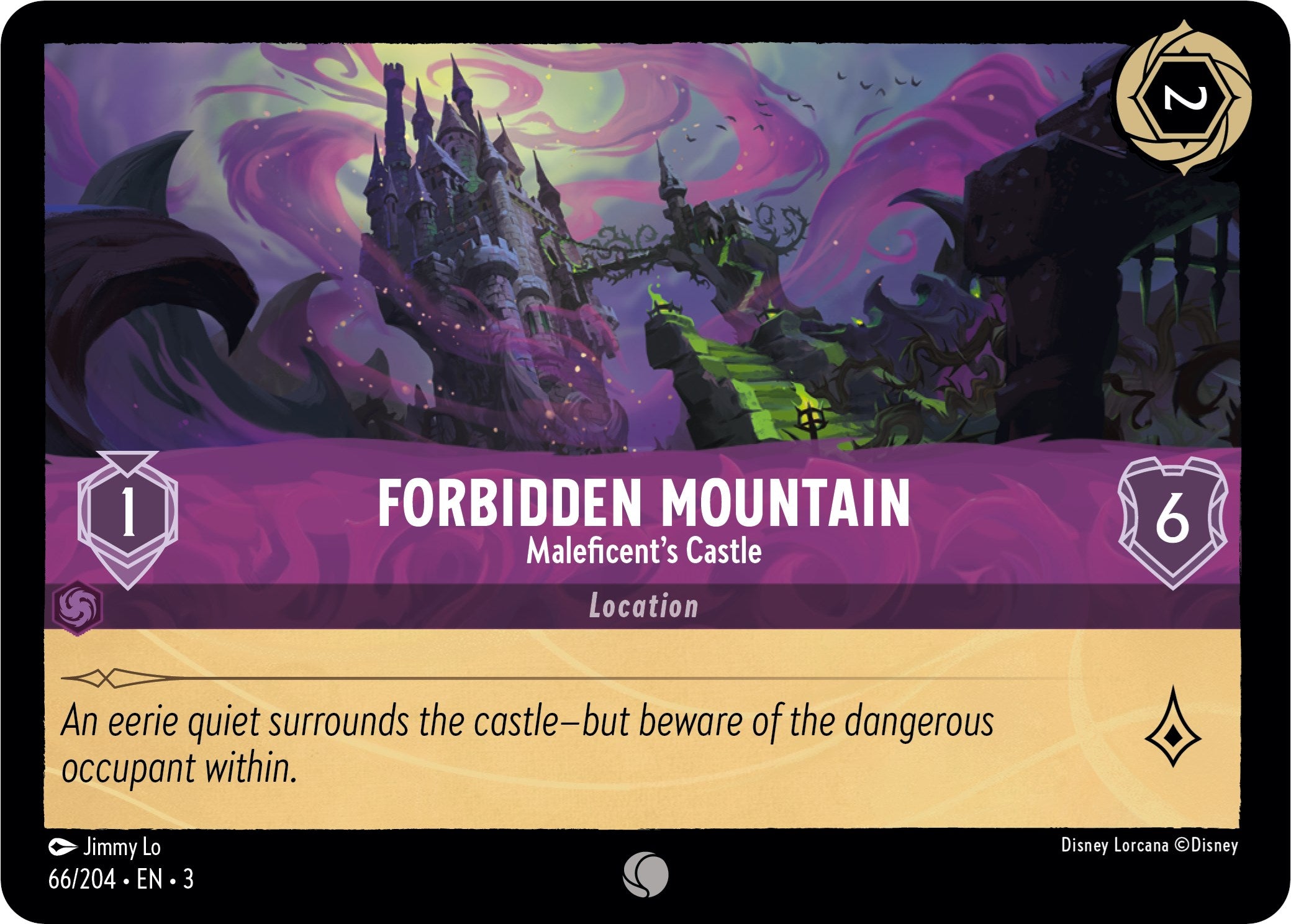 Forbidden Mountain - Maleficent's Castle (66/204) [Into the Inklands] | Good Games Adelaide SA