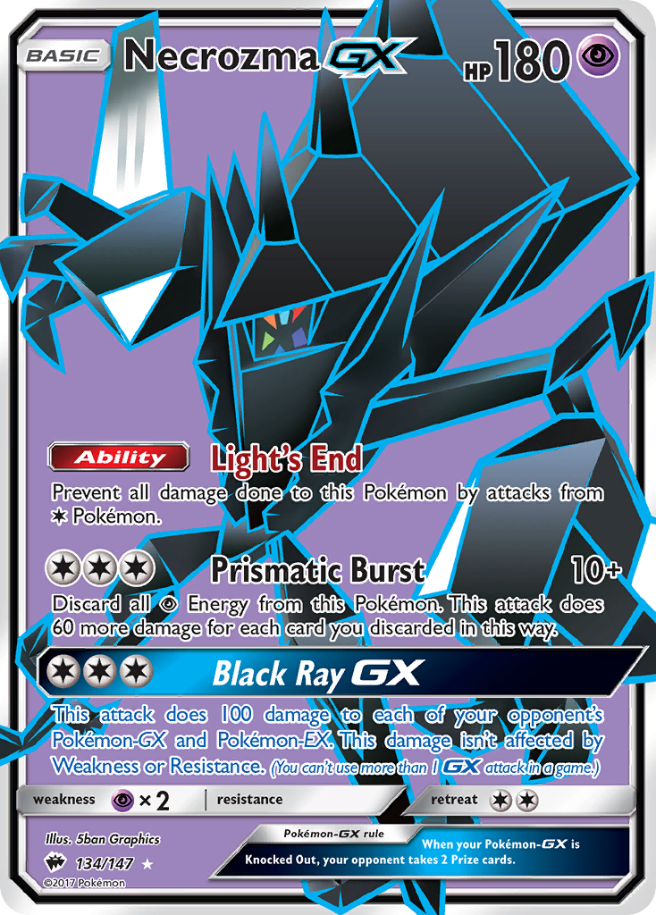 Necrozma GX (134/147) [Sun & Moon: Burning Shadows] | Good Games Adelaide SA