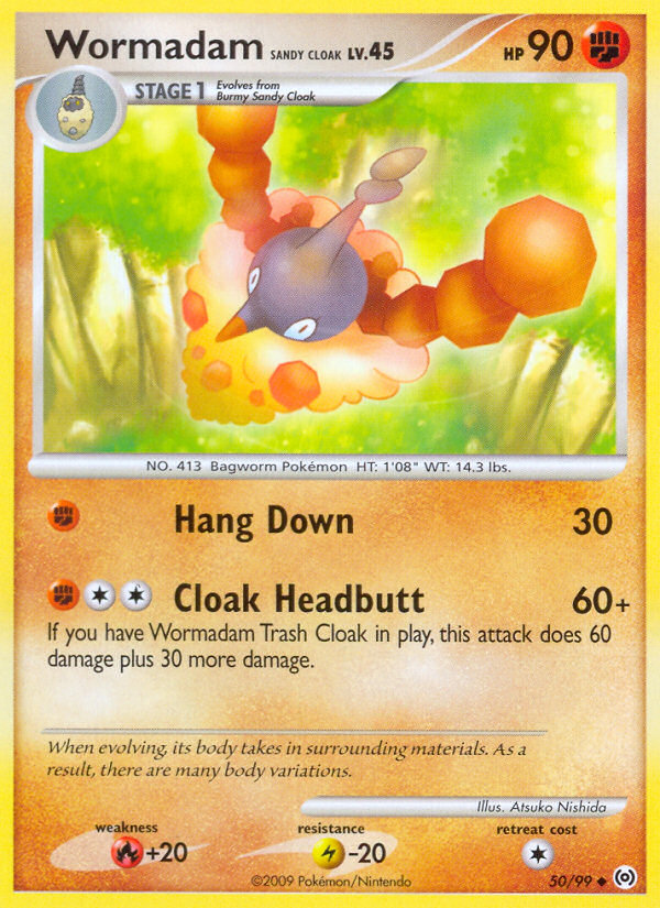Wormadam Sandy Cloak (50/99) [Platinum: Arceus] | Good Games Adelaide SA