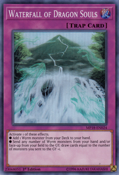 Waterfall of Dragon Souls [MP18-EN024] Super Rare | Good Games Adelaide SA