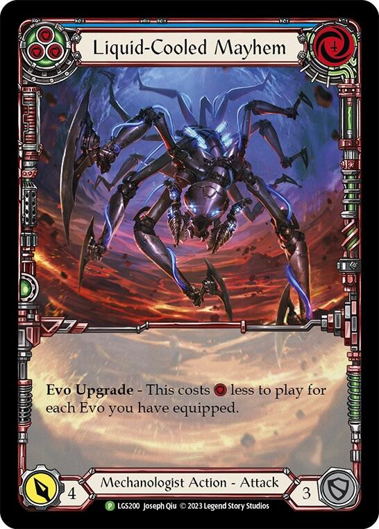 Liquid-Cooled Mayhem (Blue) [LGS200] (Promo)  Rainbow Foil | Good Games Adelaide SA