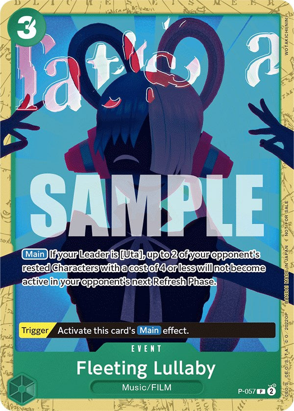 Fleeting Lullaby (Starter Deck 11: Uta Deck Battle) [One Piece Promotion Cards] | Good Games Adelaide SA