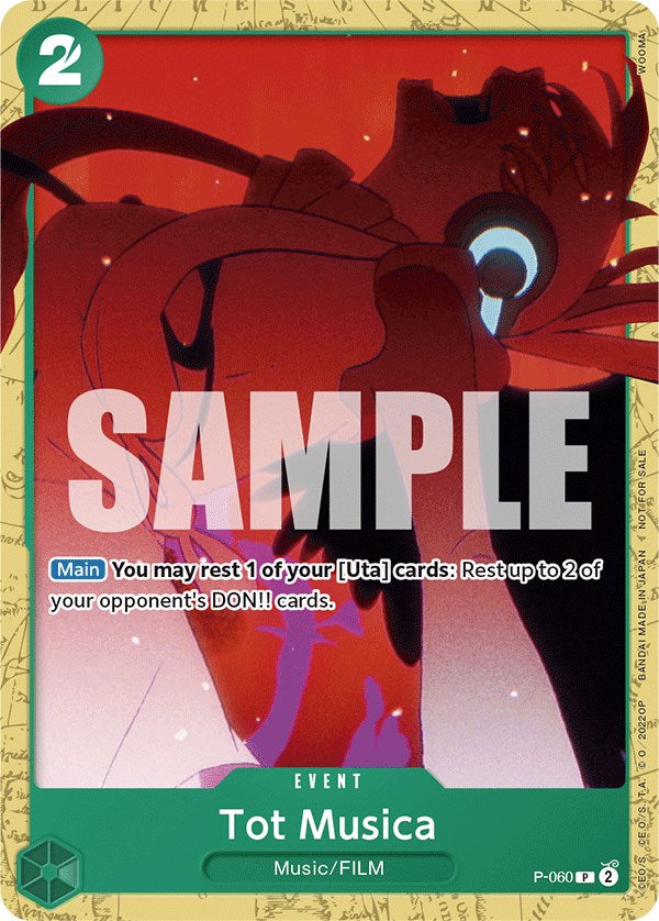 Tot Musica (Starter Deck 11: Uta Deck Battle) [One Piece Promotion Cards] | Good Games Adelaide SA