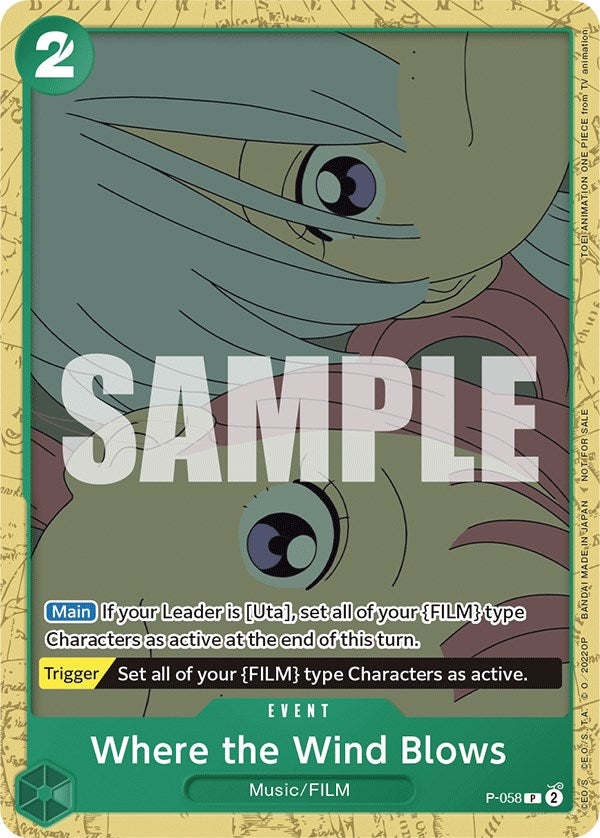 Where the Wind Blows (Starter Deck 11: Uta Deck Battle) [One Piece Promotion Cards] | Good Games Adelaide SA