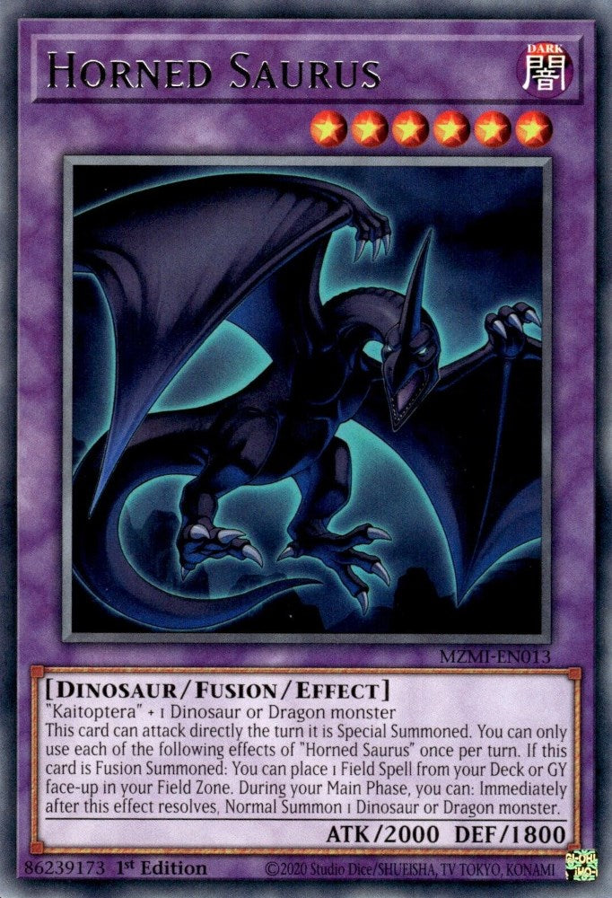 Horned Saurus [MZMI-EN013] Rare | Good Games Adelaide SA