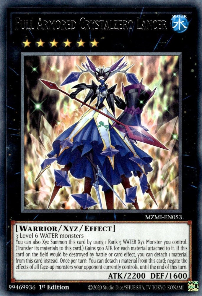 Full Armored Crystalzero Lancer [MZMI-EN053] Rare | Good Games Adelaide SA