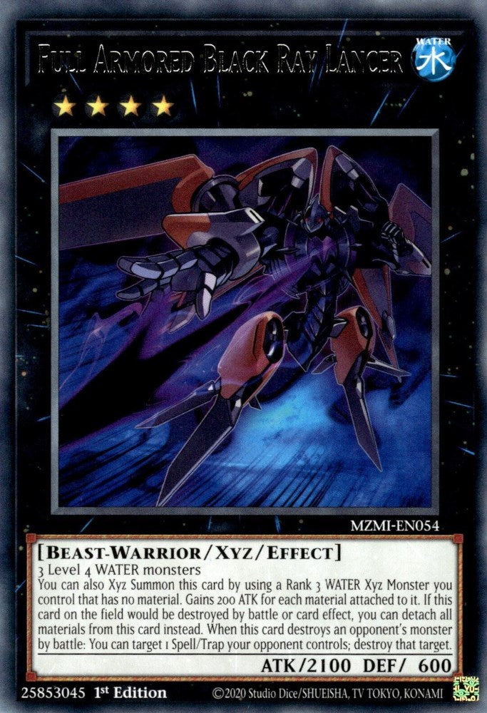 Full Armored Black Ray Lancer [MZMI-EN054] Rare | Good Games Adelaide SA