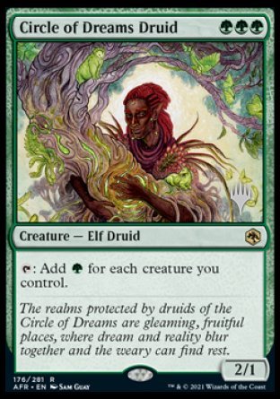Circle of Dreams Druid (Promo Pack) [Dungeons & Dragons: Adventures in the Forgotten Realms Promos] | Good Games Adelaide SA