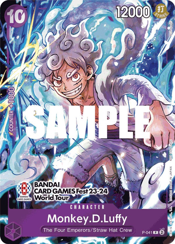 Monkey.D.Luffy (BANDAI CARD GAMES Fest 23-24 World Tour) [One Piece Promotion Cards] | Good Games Adelaide SA