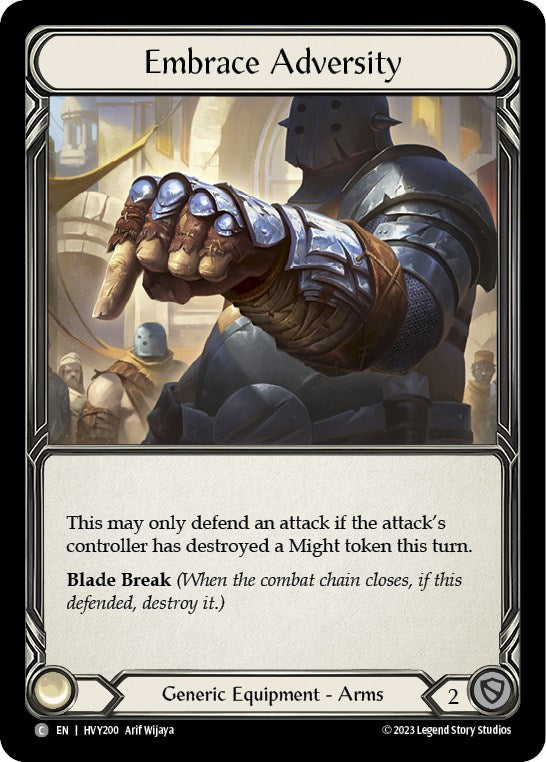 Embrace Adversity [HVY200] (Heavy Hitters)  Cold Foil | Good Games Adelaide SA