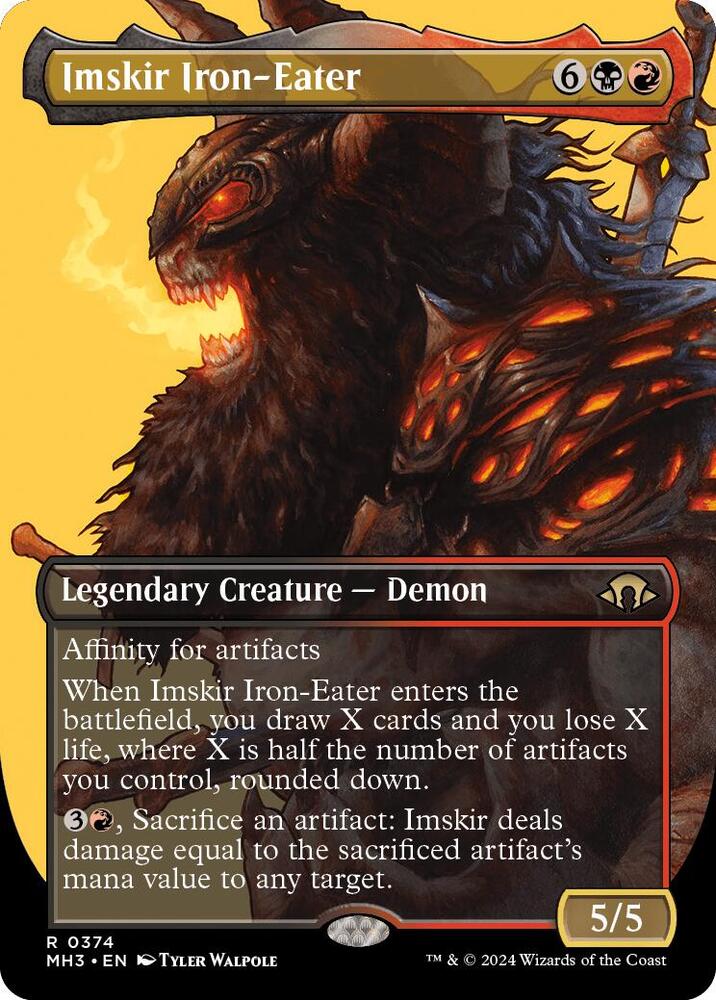 Imskir Iron-Eater 374/319 (Modern Horizons 3)  - Borderless | Good Games Adelaide SA