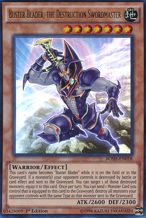 Buster Blader, the Destruction Swordmaster [BOSH-EN018] Ultra Rare | Good Games Adelaide SA