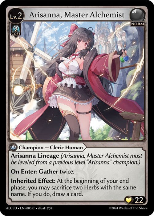 Arisanna, Master Alchemist (5) [Alchemical Revolution: Starter Decks] | Good Games Adelaide SA