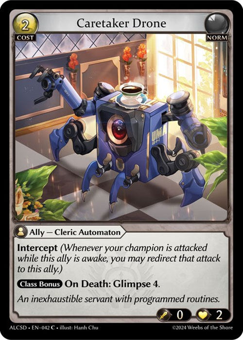 Caretaker Drone (42) [Alchemical Revolution: Starter Decks] | Good Games Adelaide SA