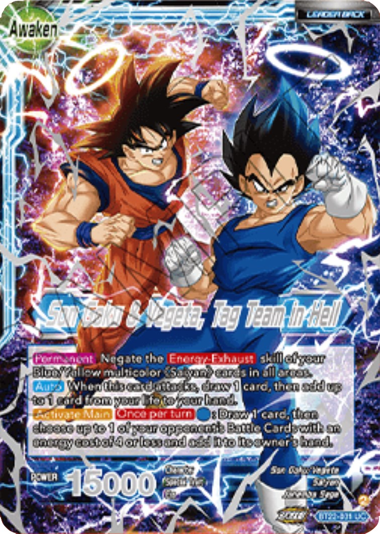 Son Goku // Son Goku & Vegeta, Tag Team in Hell (2023 Championship Finals) (BT22-031) [Tournament Promotion Cards] | Good Games Adelaide SA