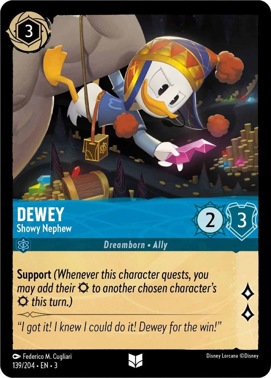 Dewey - Showy Nephew (139/204) [Into the Inklands] | Good Games Adelaide SA