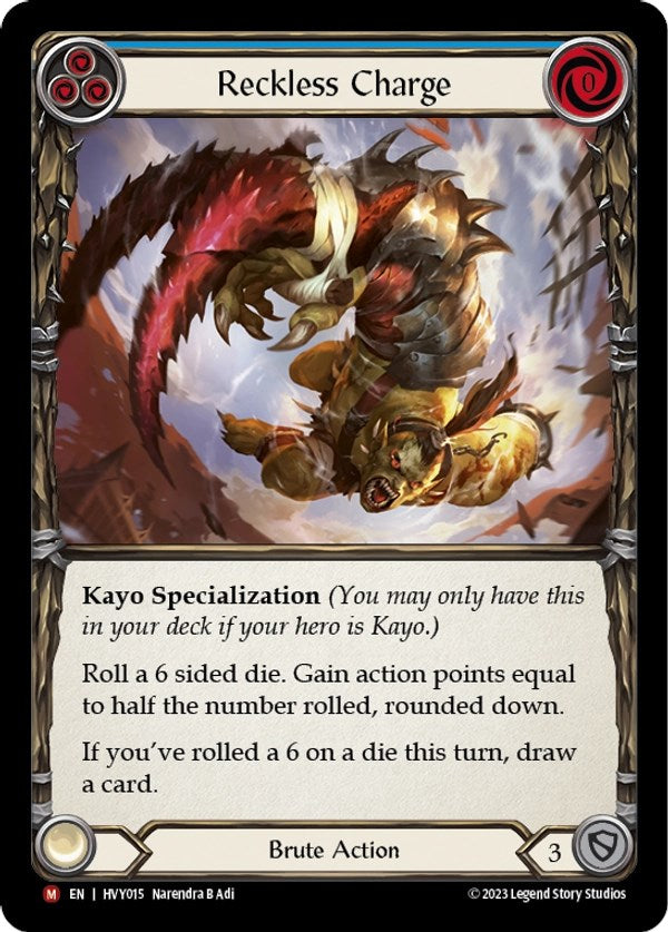 Reckless Charge [HVY015] (Heavy Hitters) | Good Games Adelaide SA