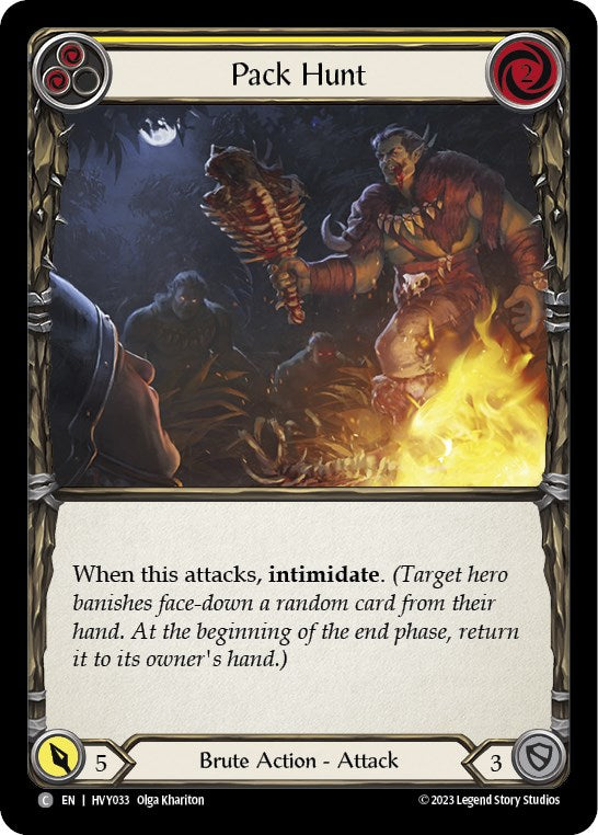 Pack Hunt (Yellow) [HVY033] (Heavy Hitters) | Good Games Adelaide SA