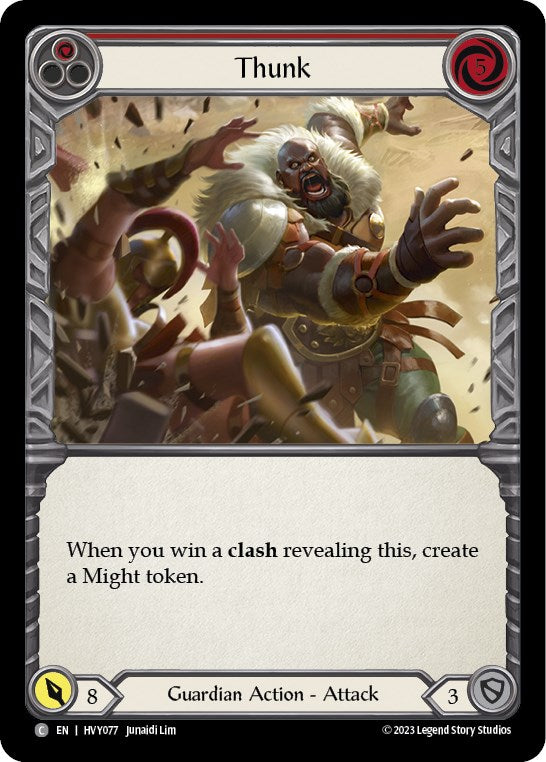 Thunk (Red) [HVY077] (Heavy Hitters) | Good Games Adelaide SA