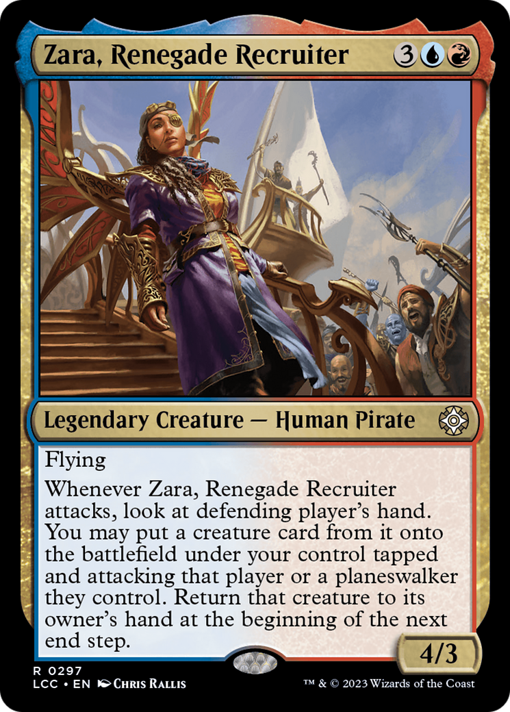 Zara, Renegade Recruiter [The Lost Caverns of Ixalan Commander] | Good Games Adelaide SA