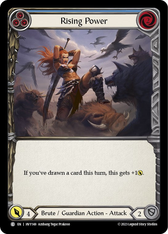 Rising Power (Blue) [HVY148] (Heavy Hitters) | Good Games Adelaide SA