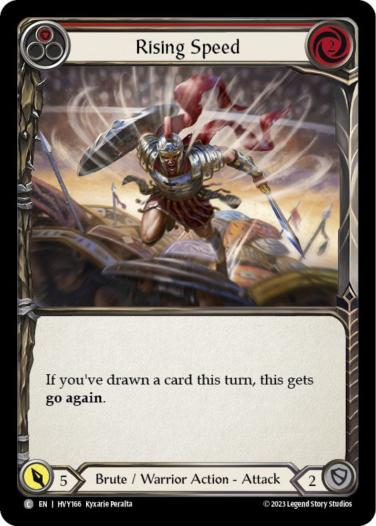 Rising Speed (Red) [HVY166] (Heavy Hitters) | Good Games Adelaide SA