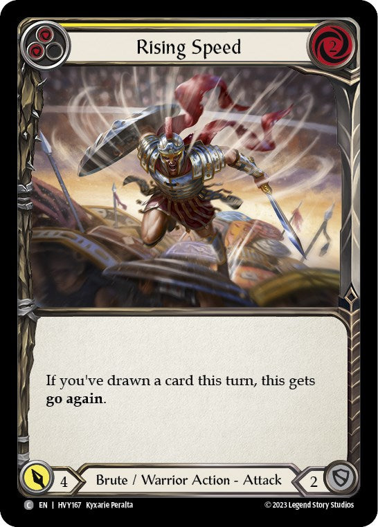 Rising Speed (Yellow) [HVY167] (Heavy Hitters) | Good Games Adelaide SA