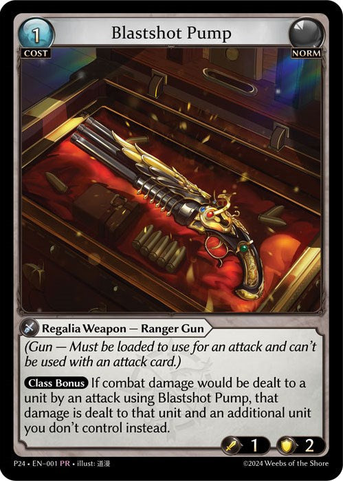 Blastshot Pump (001) [Promotional Cards] | Good Games Adelaide SA
