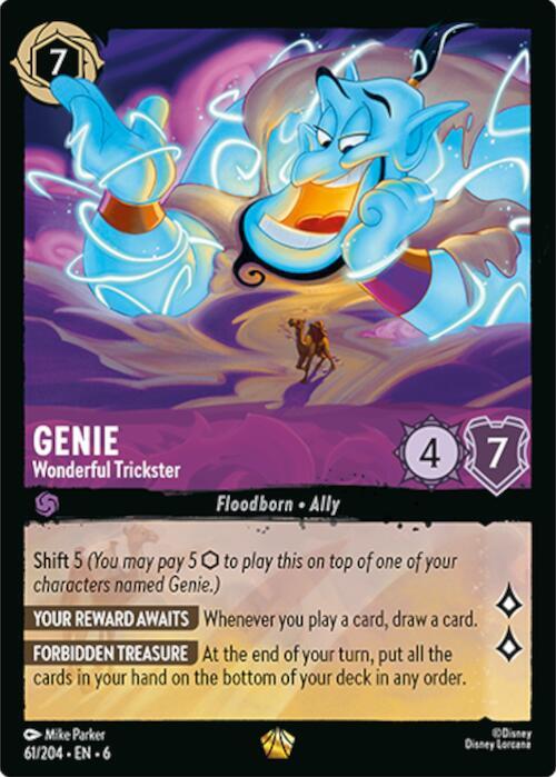 Genie Wonderful Trickster 61/204 (Azurite Sea)  - Cold Foil | Good Games Adelaide SA