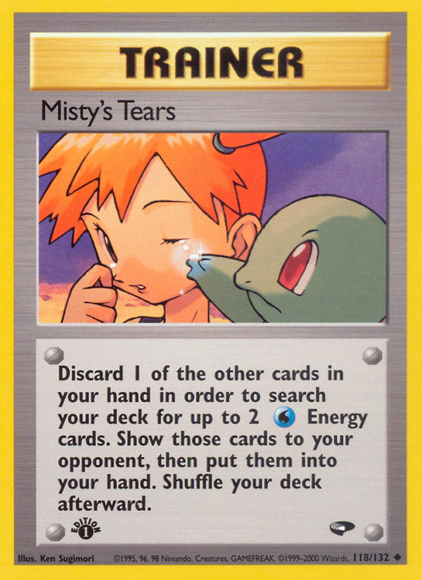 Misty's Tears (118/132) [Gym Challenge 1st Edition] | Good Games Adelaide SA