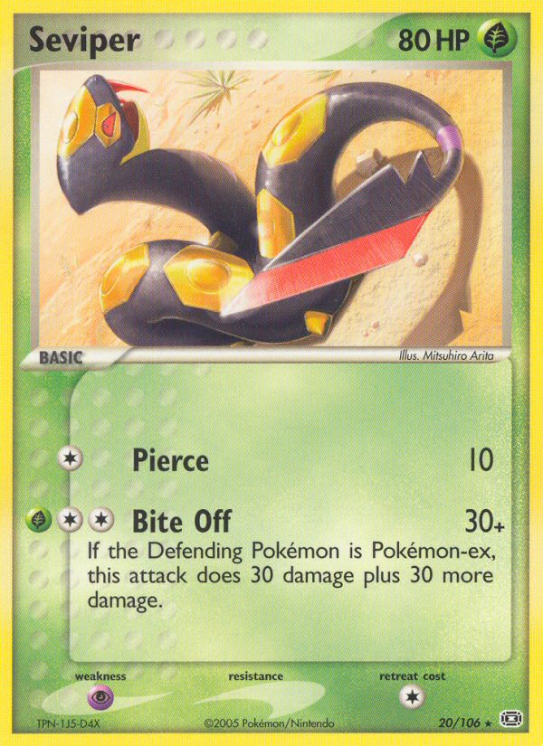Seviper (20/106) [EX: Emerald] | Good Games Adelaide SA