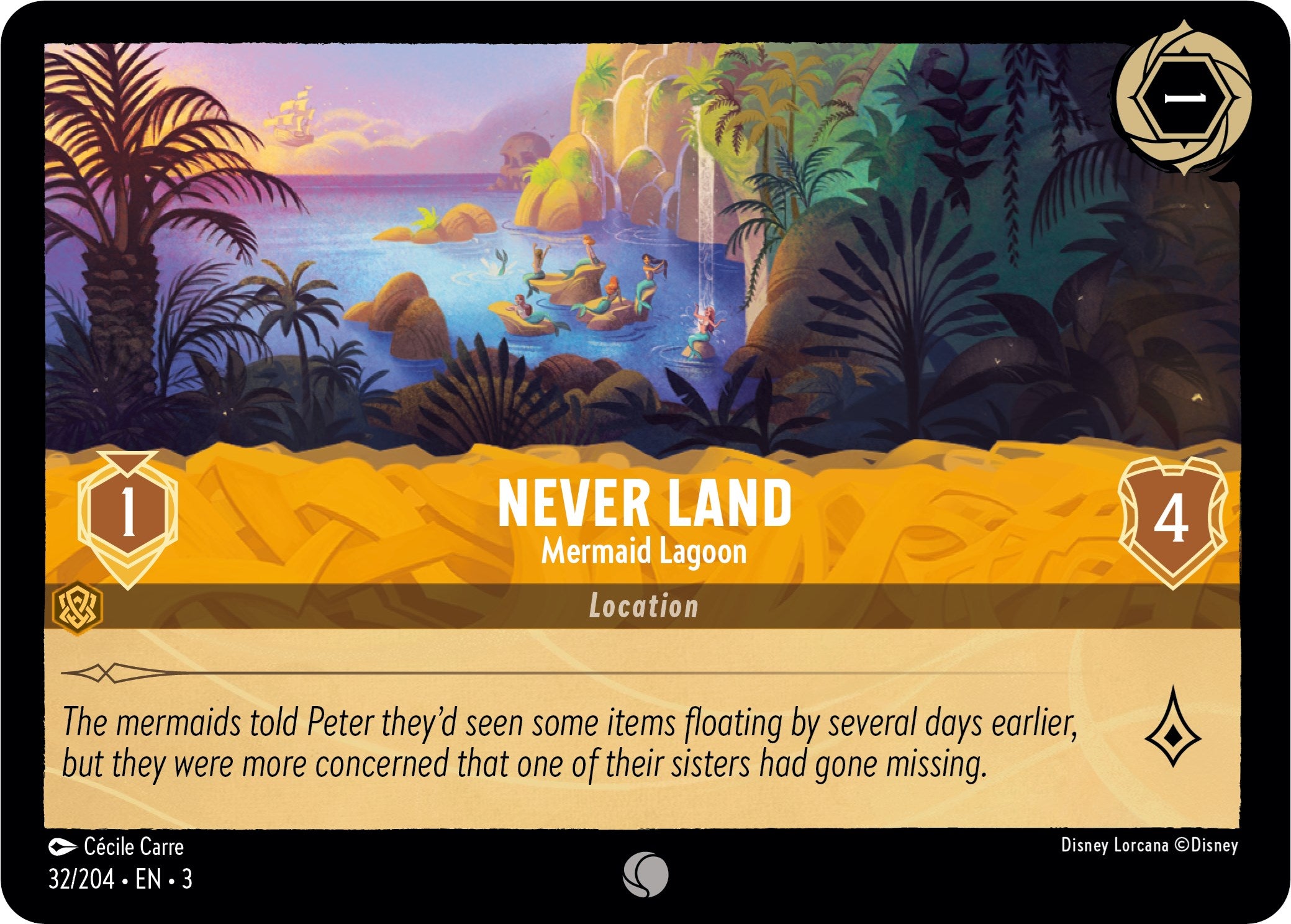 Never Land - Mermaid Lagoon (32/204) [Into the Inklands] | Good Games Adelaide SA