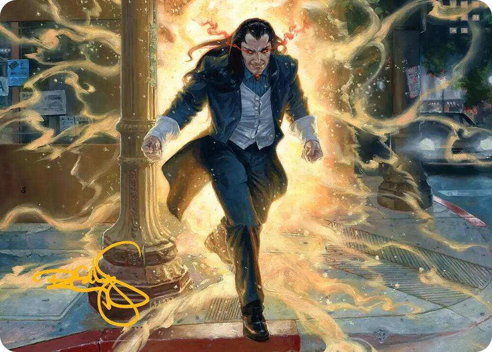 Morlun Devourer of Spiders Art Card Gold Stamped Signature 9 (Art Series: Marvel's Spider-Man)  | Good Games Adelaide SA