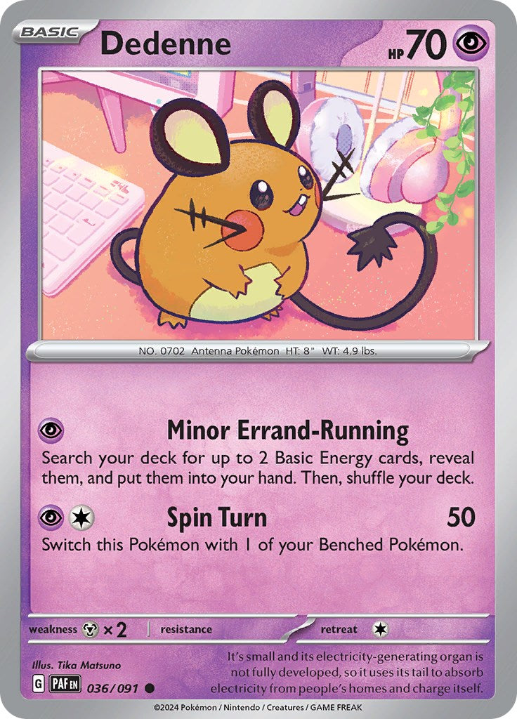 Dedenne (036/091) [Scarlet & Violet: Paldean Fates] | Good Games Adelaide SA