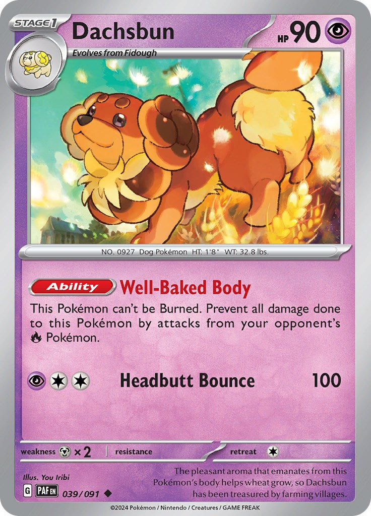 Dachsbun (039/091) [Scarlet & Violet: Paldean Fates] | Good Games Adelaide SA