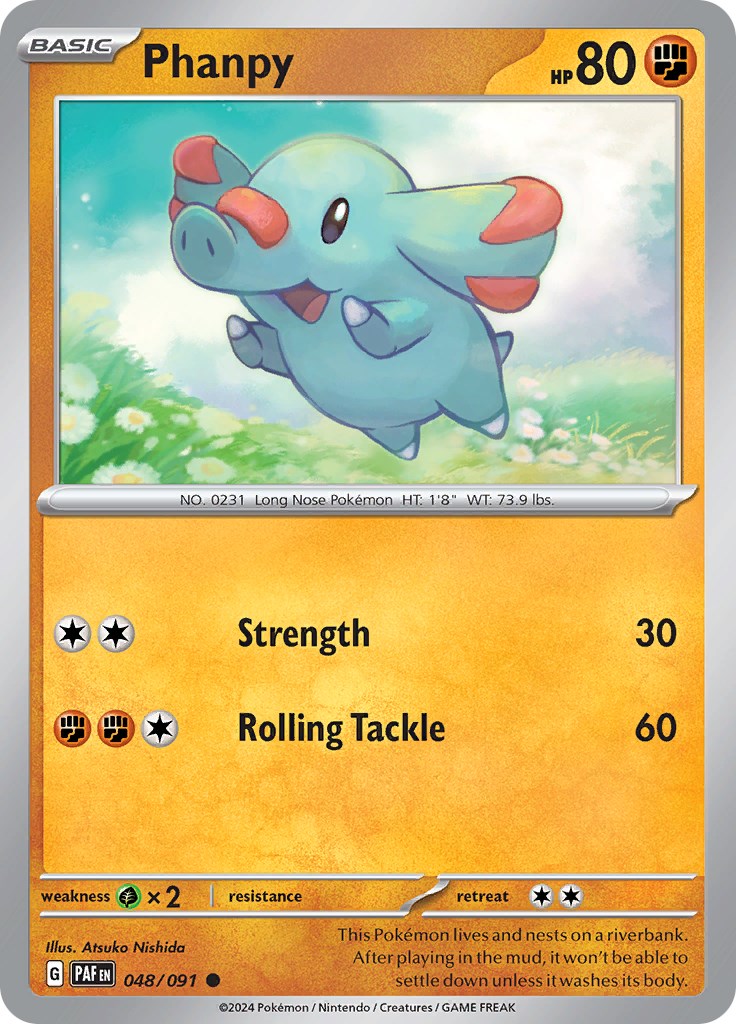 Phanpy (048/091) [Scarlet & Violet: Paldean Fates] | Good Games Adelaide SA