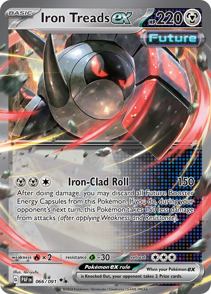 Iron Treads ex (066/091) [Scarlet & Violet: Paldean Fates] | Good Games Adelaide SA