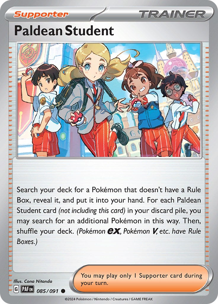 Paldean Student (085/091) [Scarlet & Violet: Paldean Fates] | Good Games Adelaide SA