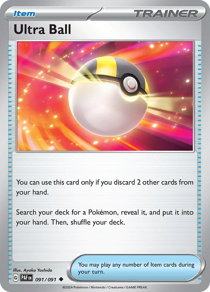 Ultra Ball (091/091) [Scarlet & Violet: Paldean Fates] | Good Games Adelaide SA