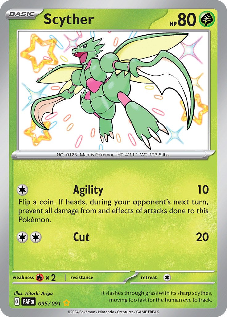 Scyther (095/091) [Scarlet & Violet: Paldean Fates] | Good Games Adelaide SA