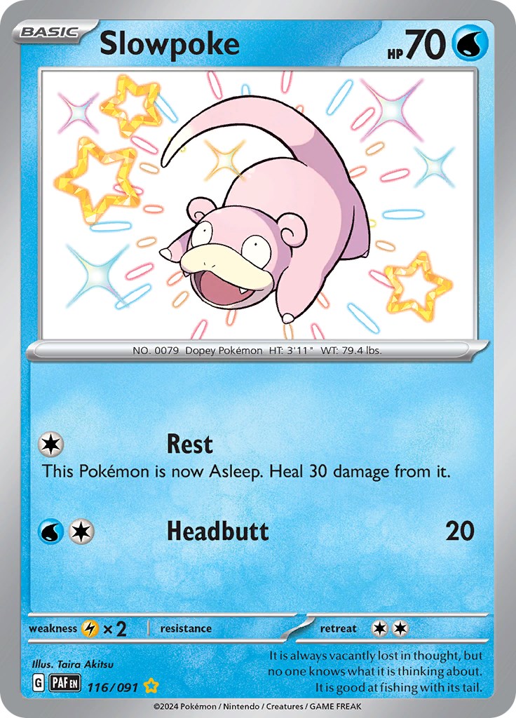 Slowpoke (116/091) [Scarlet & Violet: Paldean Fates] | Good Games Adelaide SA