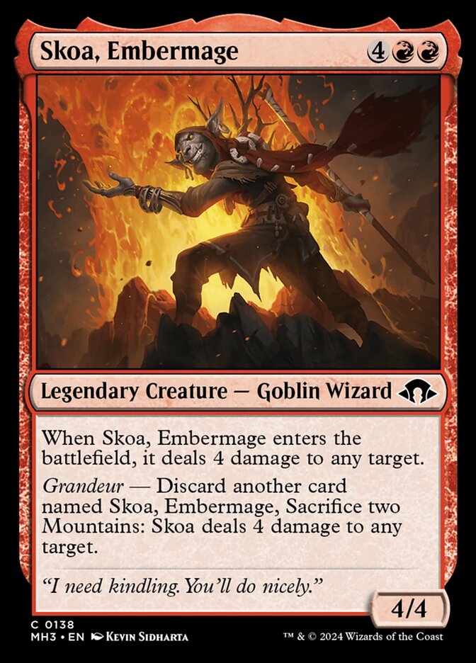 Skoa, Embermage 138 (Modern Horizons 3)  - Foil | Good Games Adelaide SA