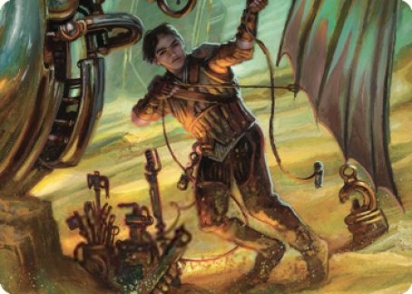 Mishra, Excavation Prodigy Art Card [The Brothers' War Art Series] | Good Games Adelaide SA