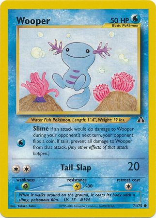 Wooper (71/75) [Neo Discovery Unlimited] | Good Games Adelaide SA