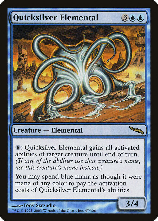 Quicksilver Elemental [Mirrodin] | Good Games Adelaide SA