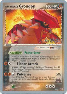 Team Magma's Groudon (9/95) (Magma Spirit - Tsuguyoshi Yamato) [World Championships 2004] | Good Games Adelaide SA