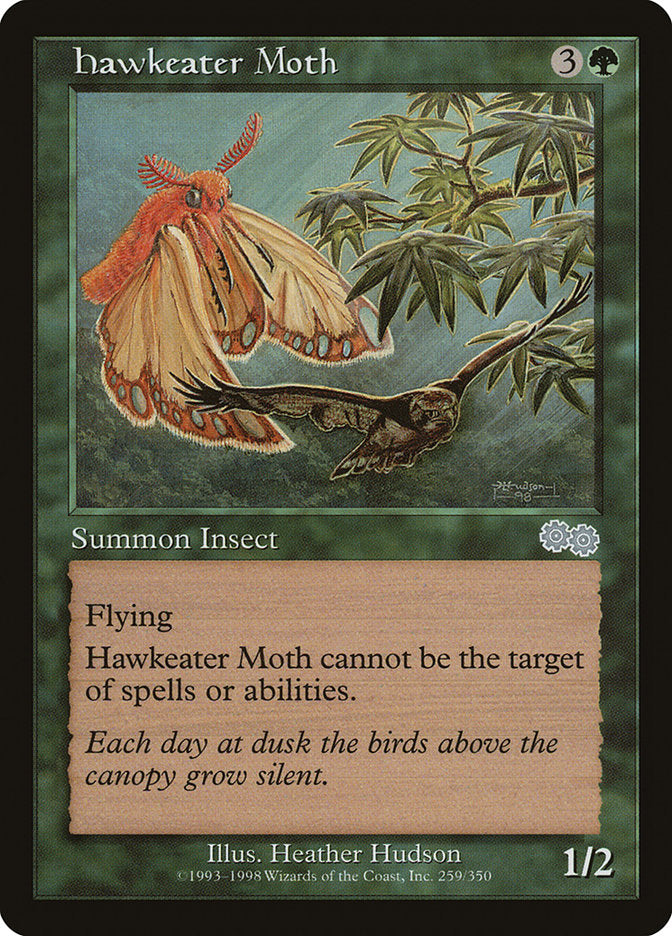 Hawkeater Moth 259 (Urza's Saga)  | Good Games Adelaide SA