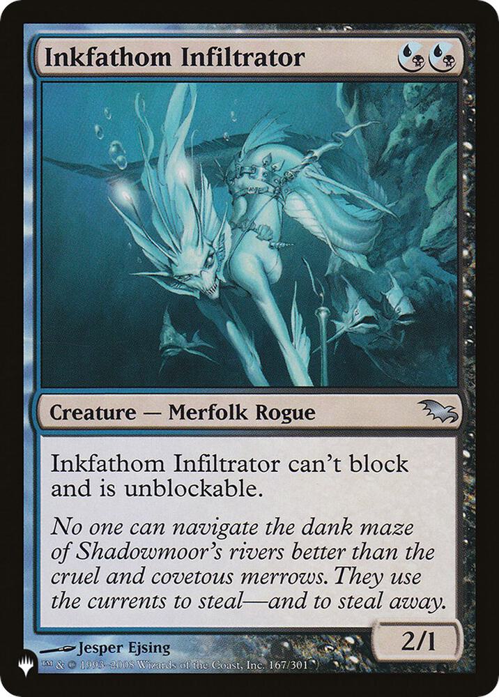 Inkfathom Infiltrator 167/301 (The List Reprints)  | Good Games Adelaide SA