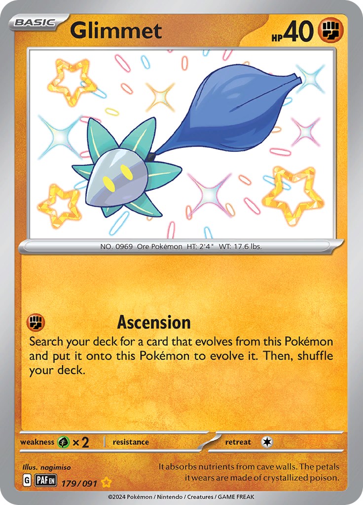 Glimmet (179/091) [Scarlet & Violet: Paldean Fates] | Good Games Adelaide SA